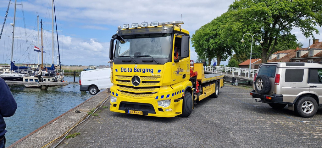 Delta Berging & Transport aan het werk